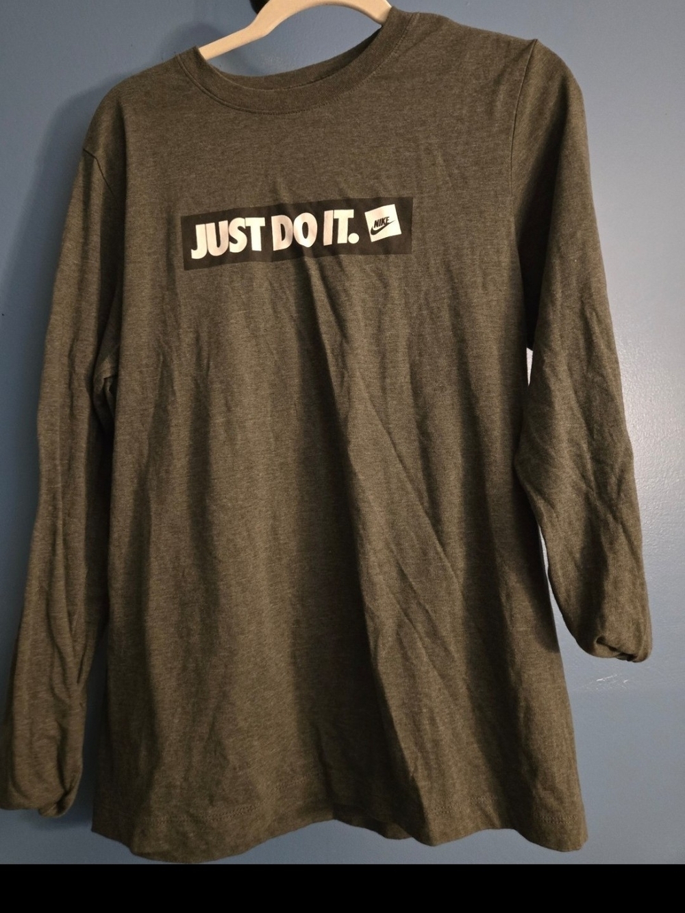 Nike Sportswear Just Do It Long-Sleeve T-Shirt Gray